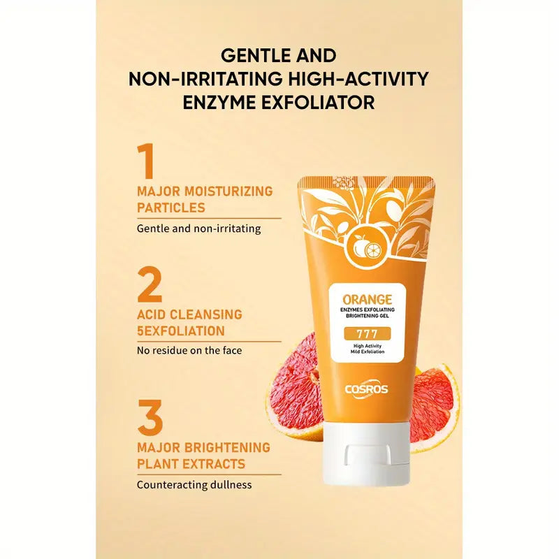 Pack of 2 Orange Exfoliating Gel for Face & Body
